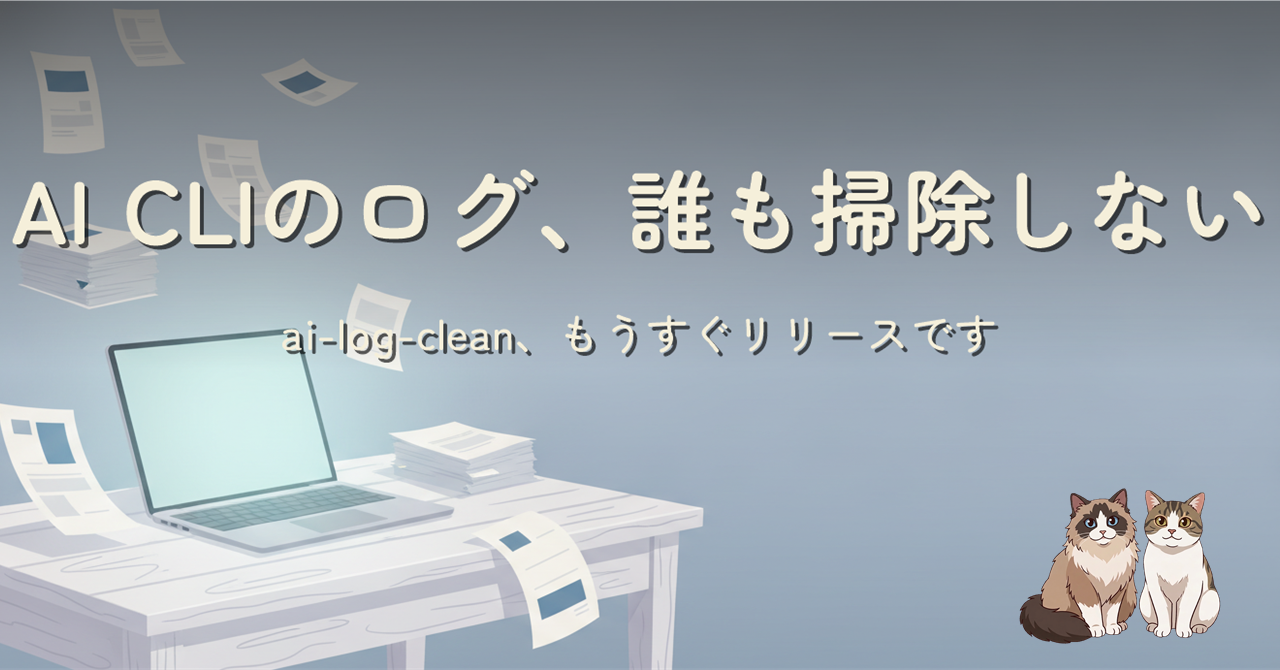ai-log-clean ヒーロー画像