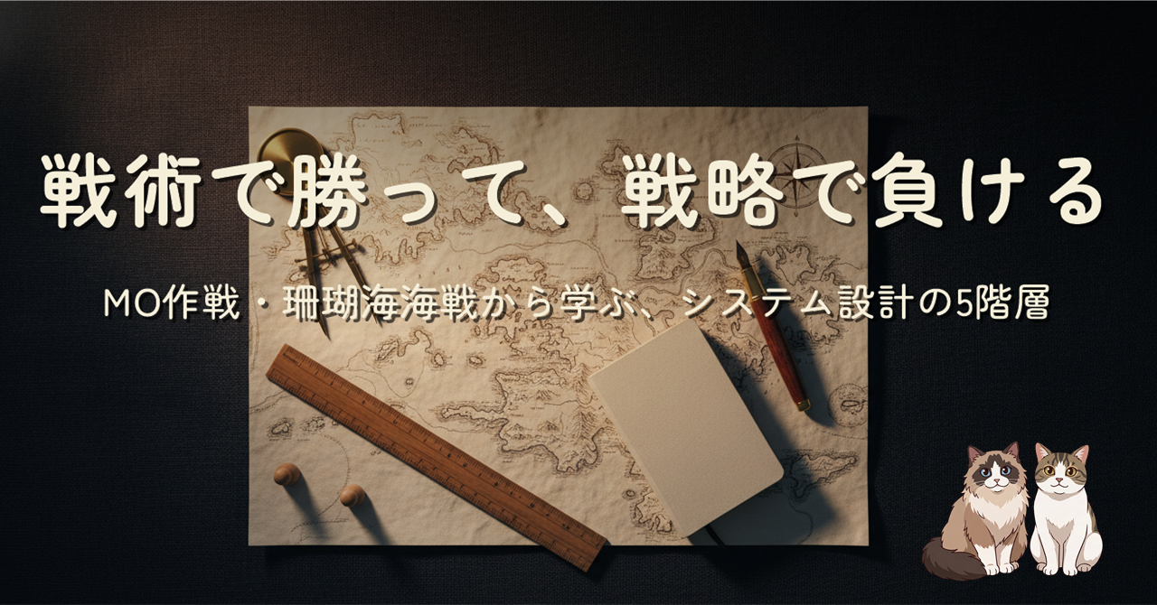 戦術で勝って、戦略で負ける - 作戦地図のヒーロー画像
