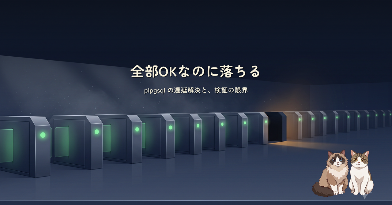緑のチェックが並ぶパネル列の途中に、暗い隙間がひとつ空いている