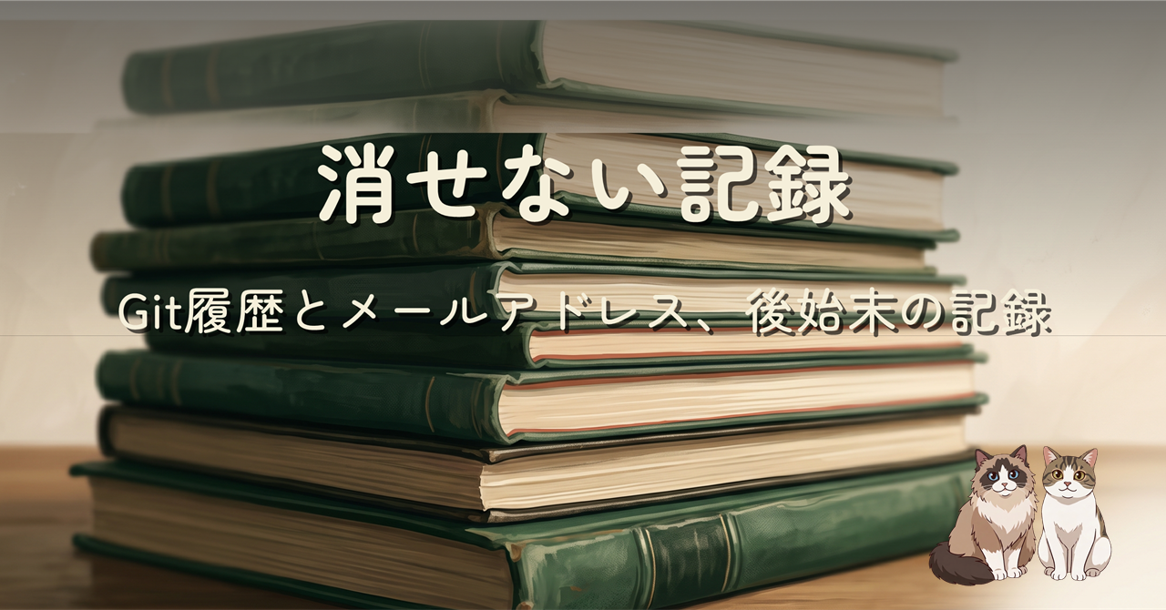 消せない記録。封筒と署名欄をモチーフにしたヘッダー画像