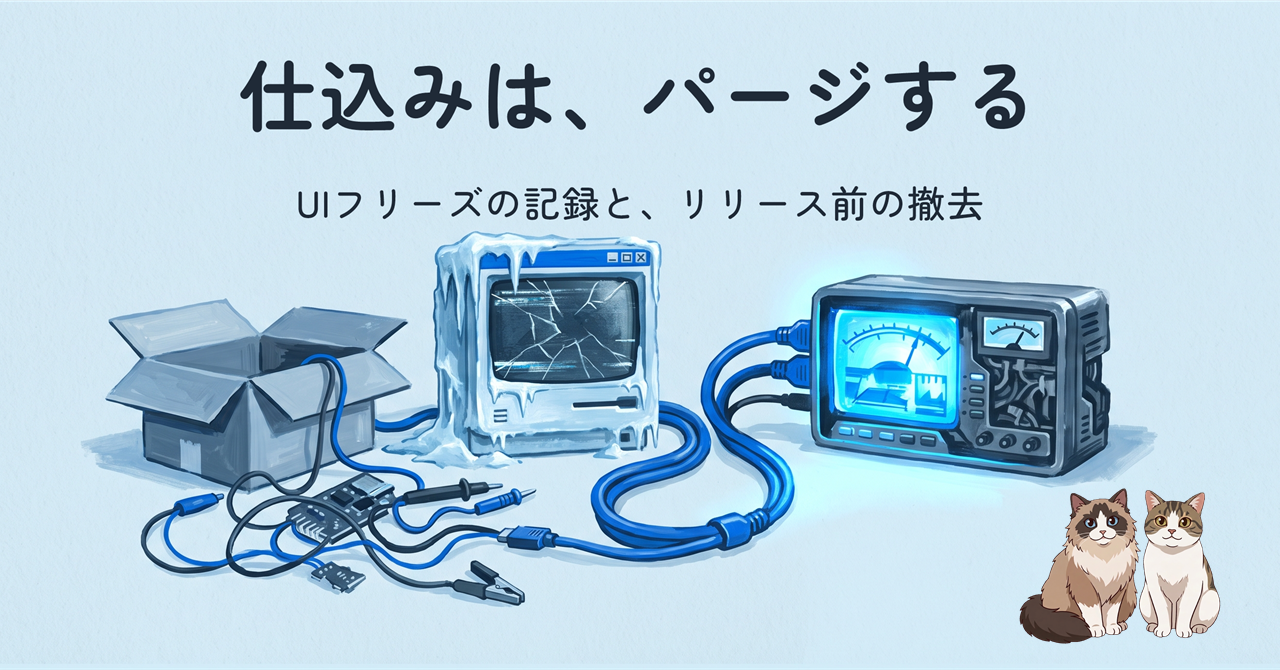 仕込みは、パージする